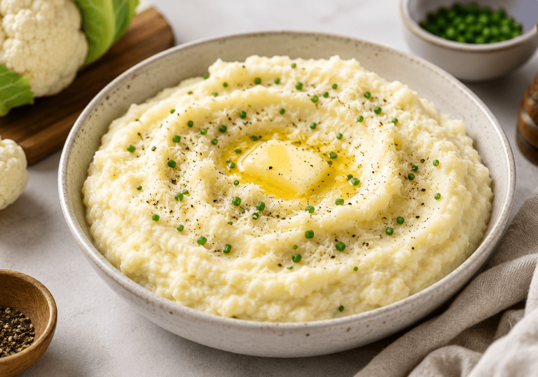 Best Keto Cauliflower Mash Recipe Creamy Low Carb Mashed Potatoes Alternative