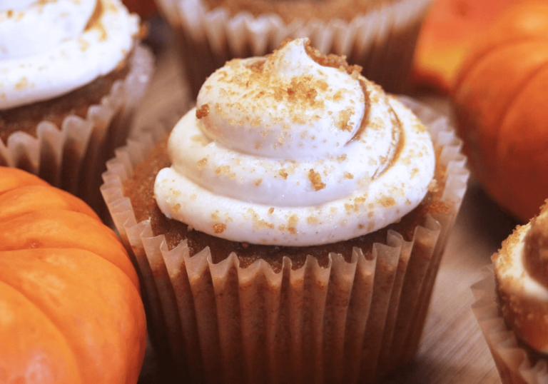 Keto Pumpkin Cream Cheese Muffins With a Soft Bakery-Style Center