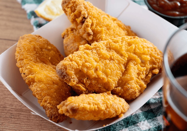 Crispy Air Fryer Keto Chicken Tenders With a Crunchy Low-Carb Coating