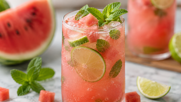 Keto Watermelon Lime Refresher