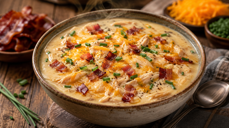 Keto Chicken Bacon Ranch Soup