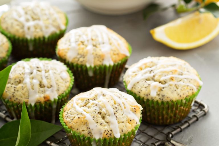 Keto Lemon Poppy Muffin Recipe