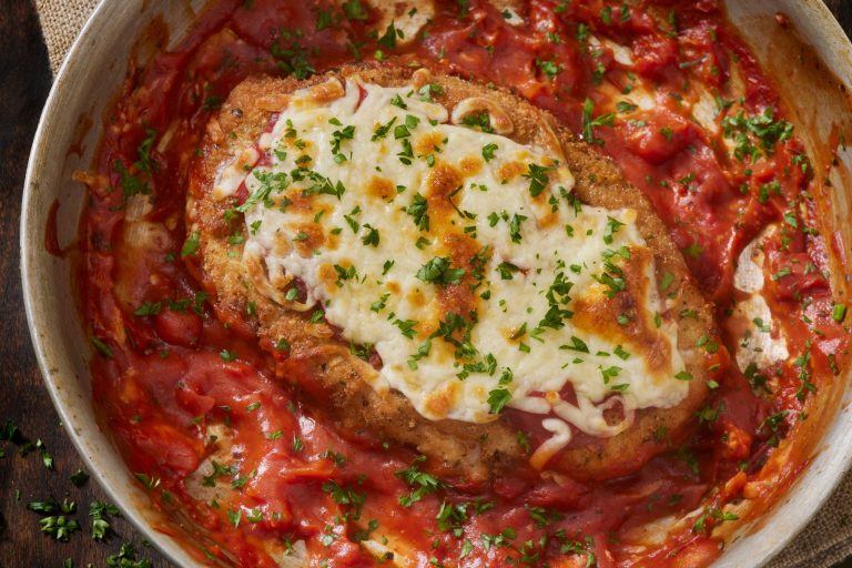 Keto Air Fryer Chicken Parmesan