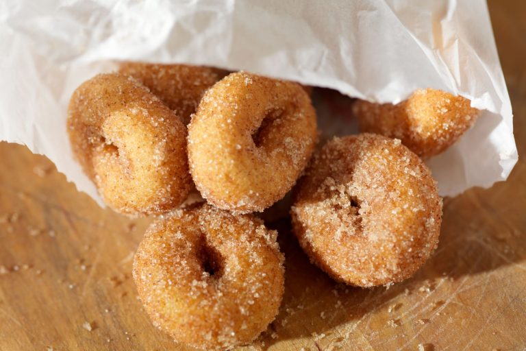 Keto Air Fryer Cinnamon Donuts